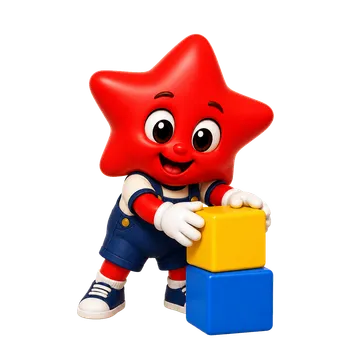 Young Toddlers Tiny Stars mascot